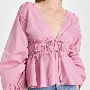 NWT STAUD Shelby Top Shelby Top Size Small in Pink Quartz